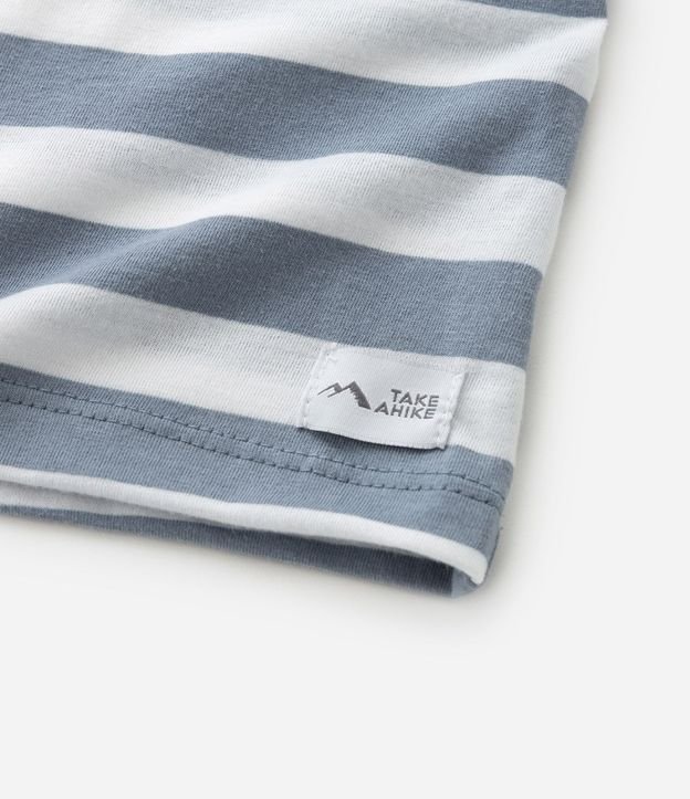 Remera Infantil Comfort con Estampa de Rayas  - Talle 5 a 14  Anos 6