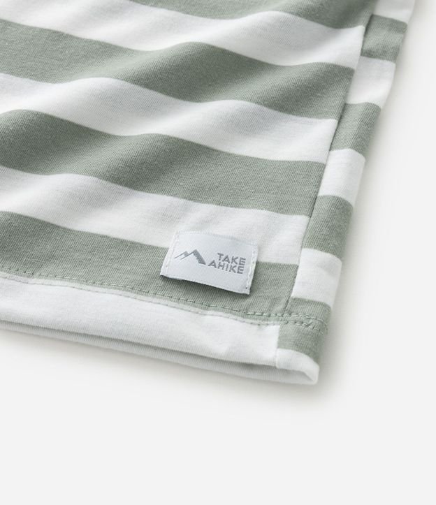 Remera Infantil Comfort con Estampa de Rayas  - Talle 5 a 14  Anos 6