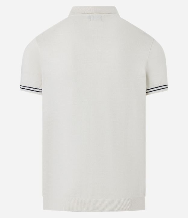 Camisa Polo Slim en Punto con Rayas Contrastantes  7