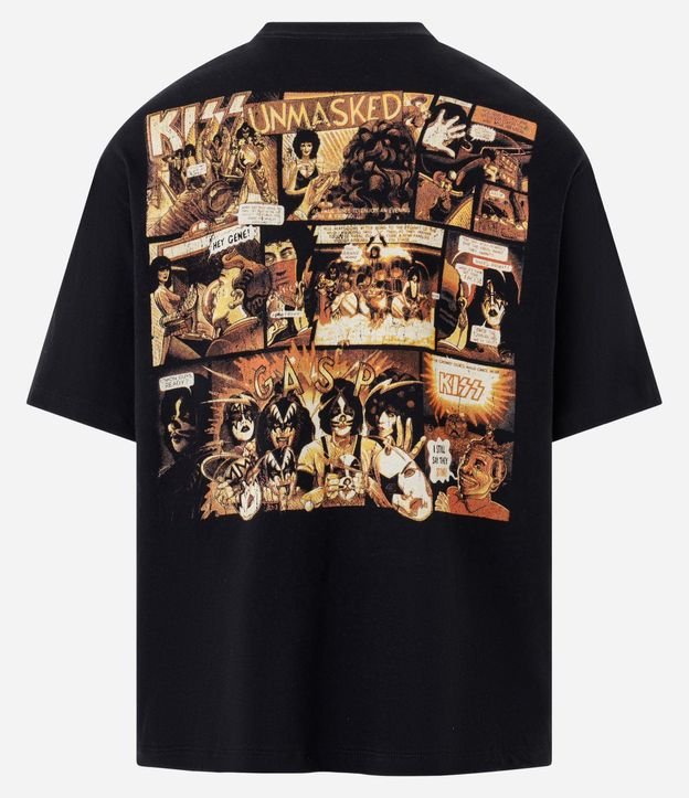 Remera Boxy en Algodón con Estampado Kiss 6