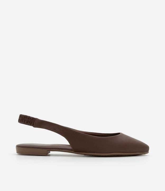 Zapatilla con Tira Elástica y Punta Redondeada