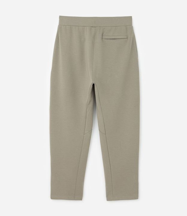 Pantalón Recto Deportivo en Algodón Tecnológico 6