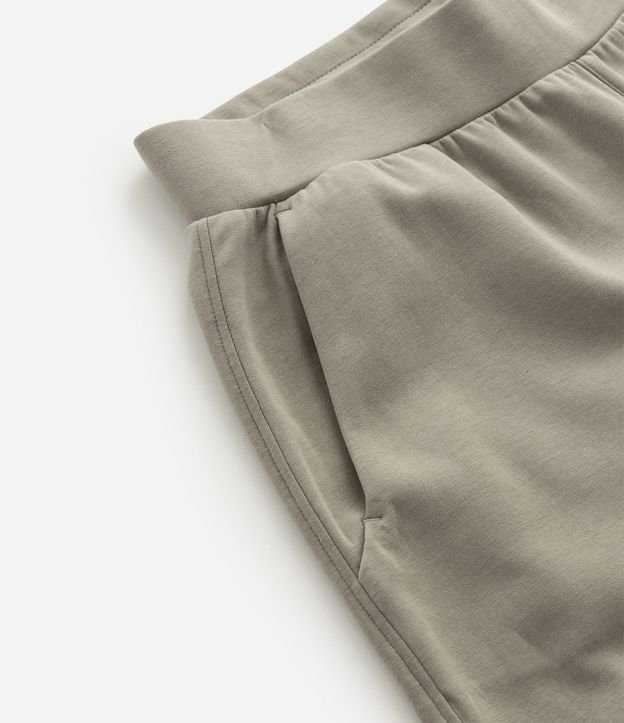Pantalón Recto Deportivo en Algodón Tecnológico 9