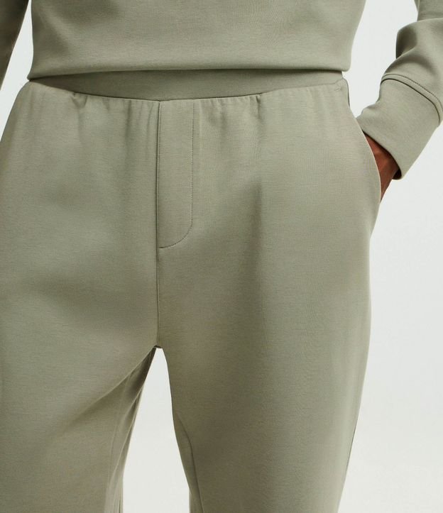 Pantalón Recto Deportivo en Algodón Tecnológico 3
