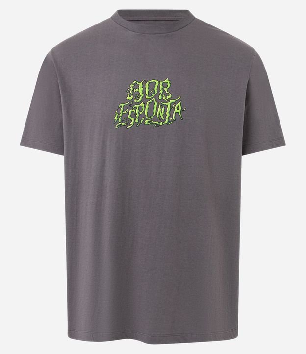 Remera Comfort en Media Malla con Estampa Bob Esponja