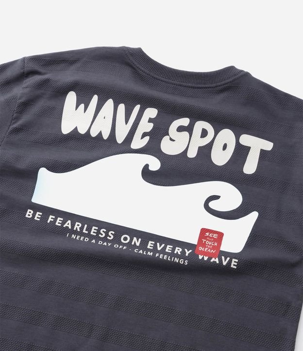 Remera Infantil con Estampa de Surf Texturizada - Talle 5 a 14 años 6
