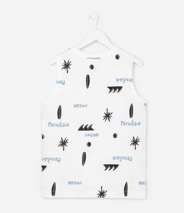 Musculosa Infantil con Estampa Tropical - Talle 5 a 14 años 3