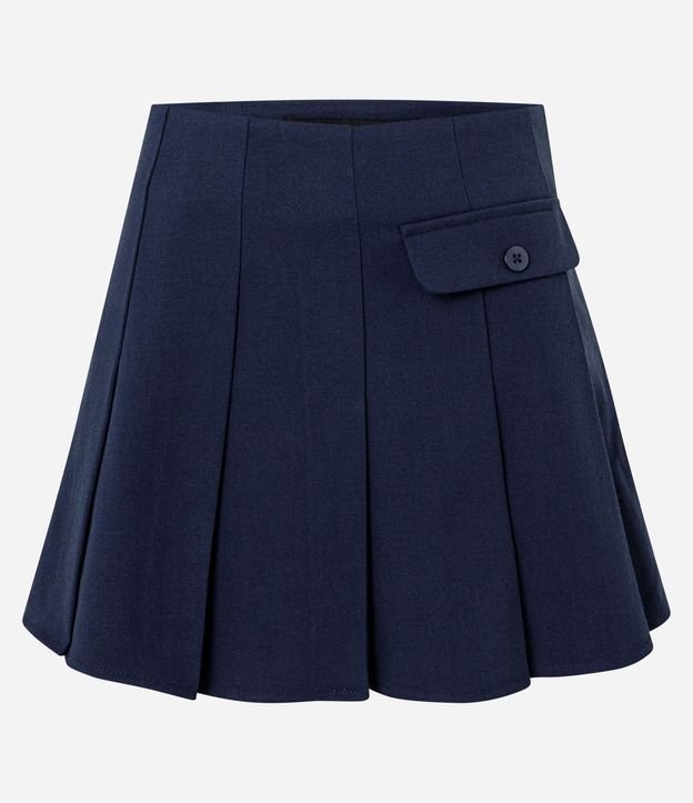 Short Pollera en Sastrería con Pliegues 5