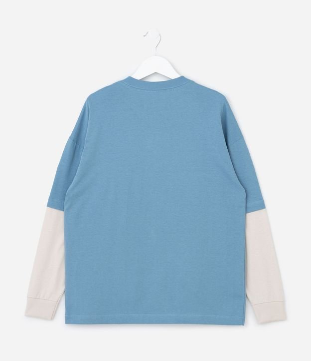 Remera Infantil Manga Larga con Lettering New York Brooklyn – Talle 5 a 14 años 3