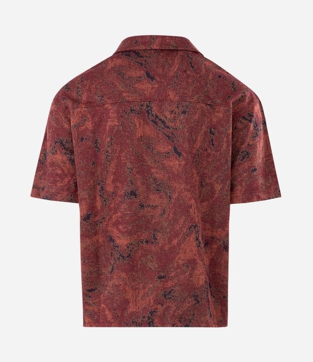 Camisa Jacquard en Algodón con Diseño Camuflado 6