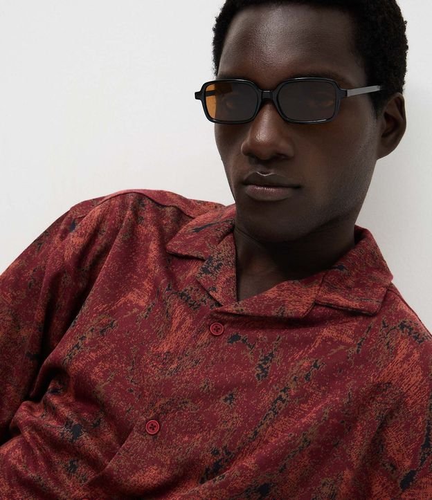 Camisa Jacquard en Algodón con Diseño Camuflado 4