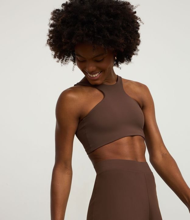 Top Halter con Copa en Microfibra 1