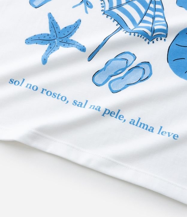 Remera Infantil Over con Estampa Playera - Talle 5 a 16 años 7