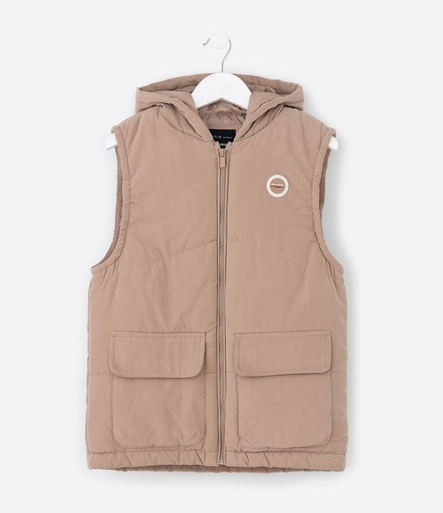 Chaleco Infantil con Capucha – Talle 5 a 14 años