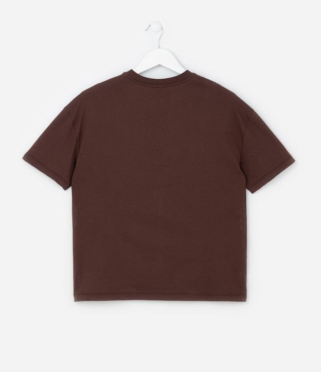 Remera Infantil Over con Estampa de Oso- Talle 7 a 14 años 3