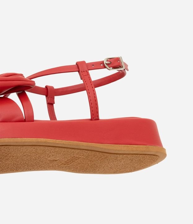 Sandalia Flatform Infantil con Moña - Talle 29 al 35 4