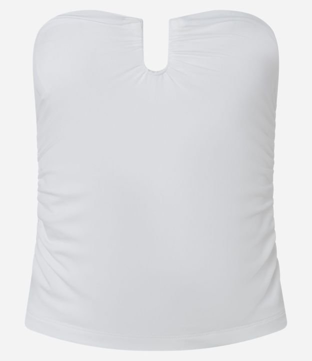 Blusa en Jesery con Fruncidos y Adorno en el Busto 5