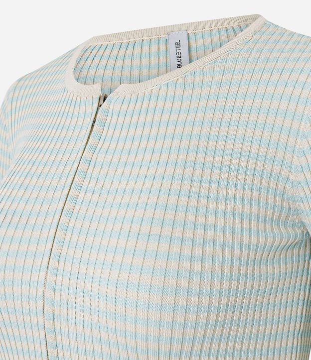 Cardigan en Punto con Cremallera Doble y Cuello Redondo 6