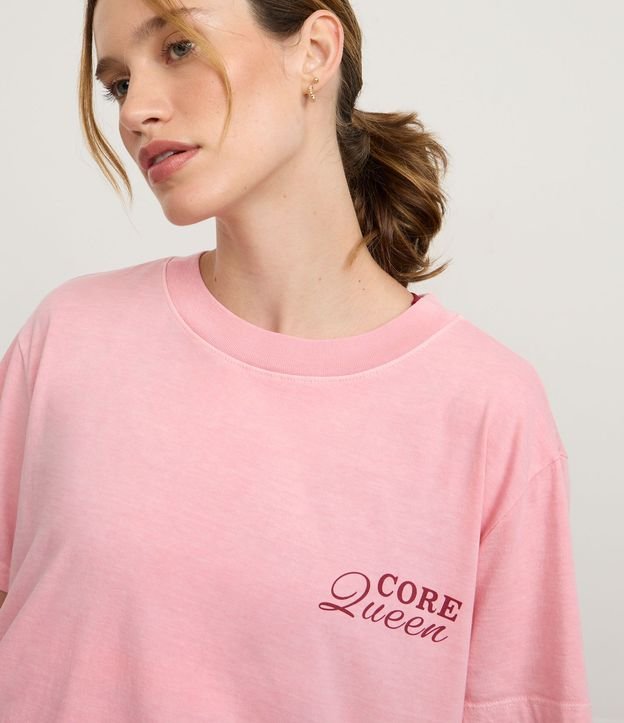 Remera Oversized Deportiva con Estampa Frente y Espalda Core Queen 3