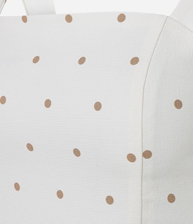 Blusa Texturizado en Piquet con Bretel Ancho y Estampa de Lunares 7
