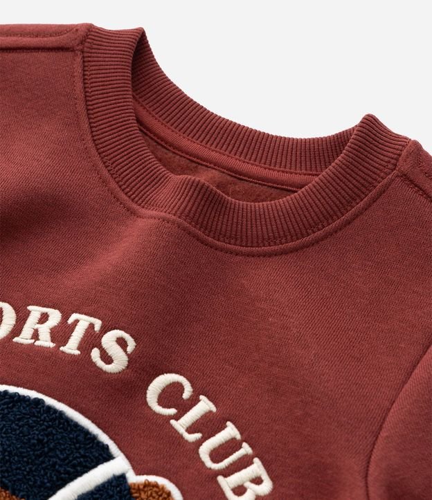 Saco Infantil con Bordado Chenille Oso Sports Club – Talle 1 a 6 años 6