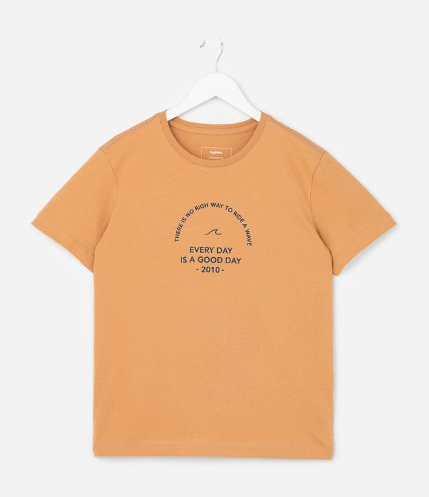 Remera Infantil Regular con Estampa Mini Silk - Talle 5 a 14 años 1