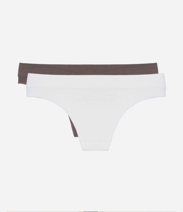 Kit 02 Bombachas Bikini Básicas Seamless 2