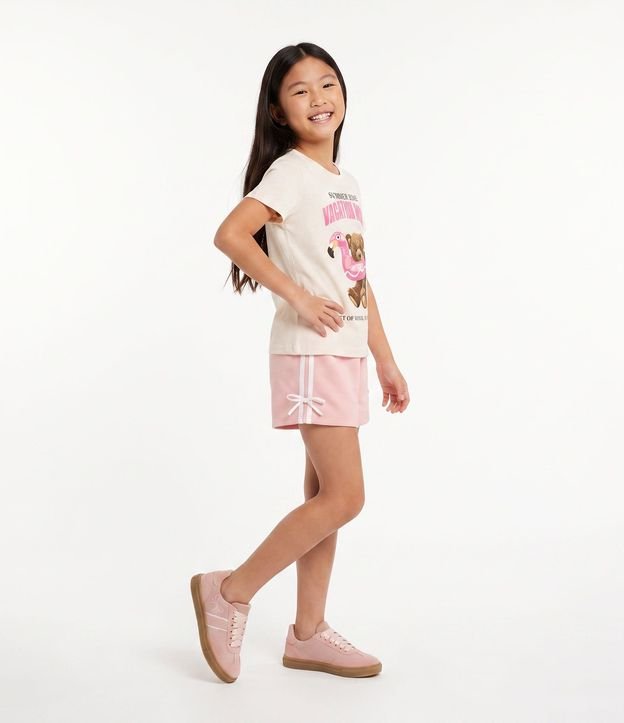 Remera Infantil con Estampa Osita - Talle 5 a 14 años