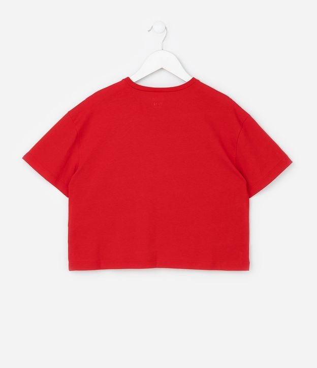 Remera Infantil Boxy con Estampa de Cereza - Talle 5 a 14 años 2