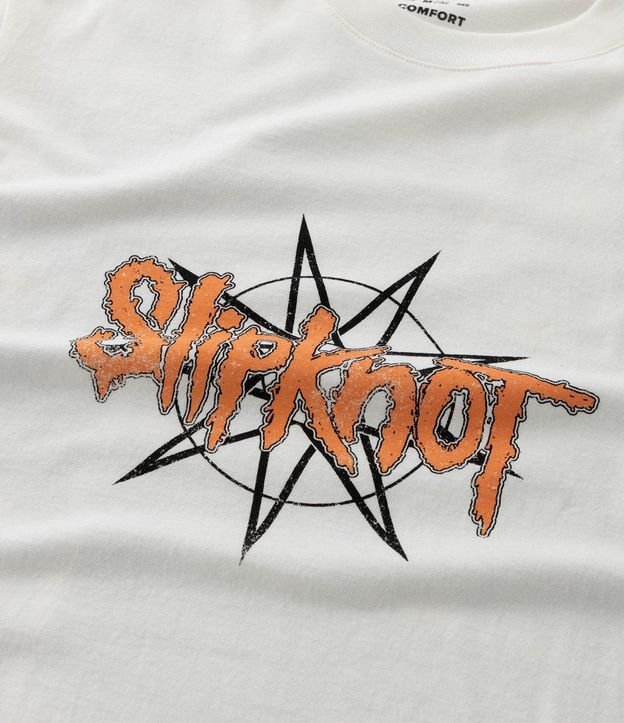 Remera Comfort en Algodón con Estampado de Slipknot 6