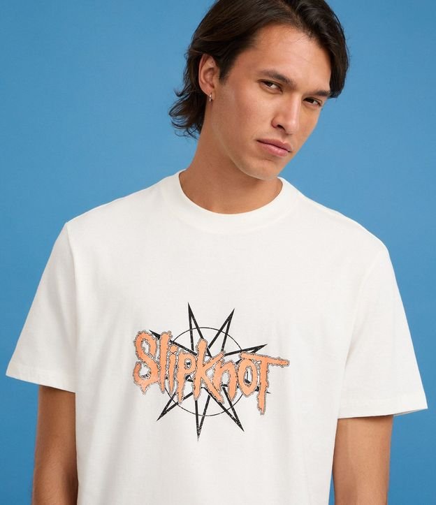 Remera Comfort en Algodón con Estampado de Slipknot 5