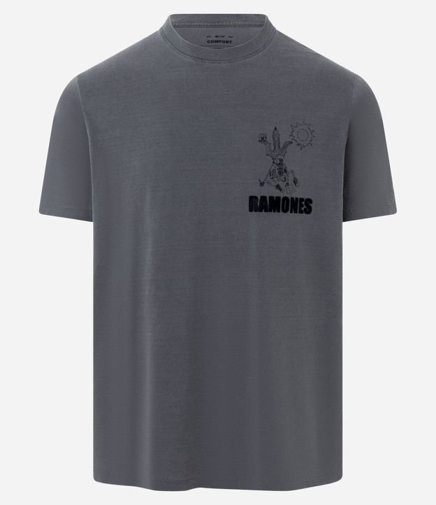 Remera Comfort en Algodón con Estampa Ramones 7