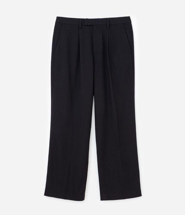 Pantalón Wide Leg con Bolsillo y Friso Sastre 7