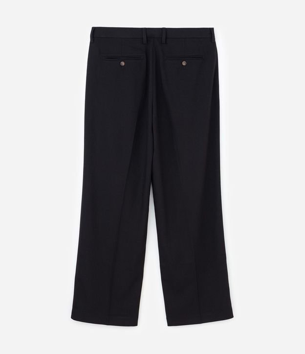 Pantalón Wide Leg con Bolsillo y Friso Sastre 8