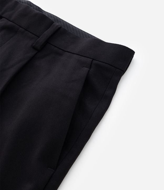 Pantalón Wide Leg con Bolsillo y Friso Sastre 11