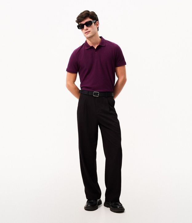 Pantalón Wide Leg con Bolsillo y Friso Sastre 2