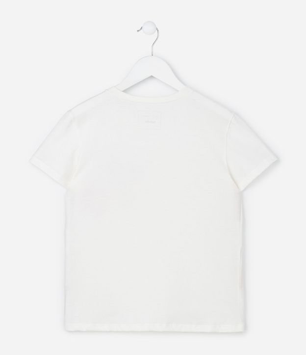 Remera Slim Infantil con Estampa de Sellos de Frutas - Talle 5 a 14 años 3