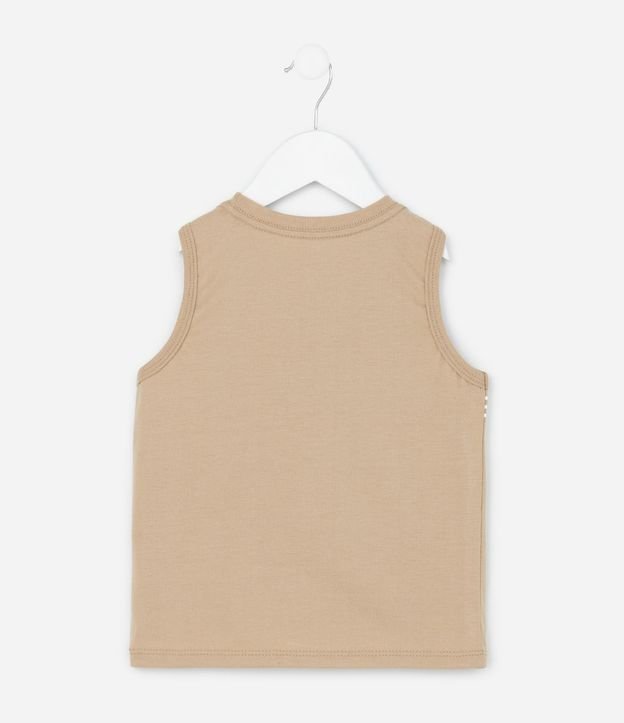 Musculosa Infantil con Estampa de Rayas y Ondas - Talle 1 a 6 años 3