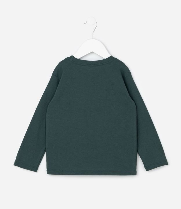 Remera Infantil con Estampa de Dinosaurio - Talle 1 a 6 años 4