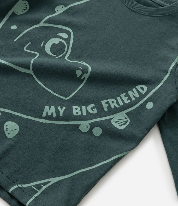 Remera Infantil con Estampa de Dinosaurio - Talle 1 a 6 años 6