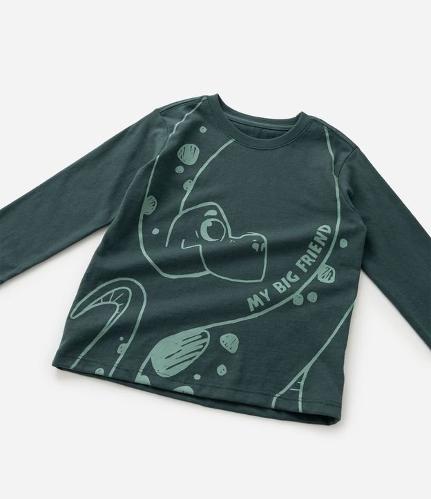 Remera Infantil con Estampa de Dinosaurio - Talle 1 a 6 años 7