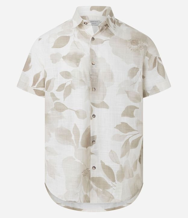Camisa Comfort en Algodón con Estampa Floral Follaje 6