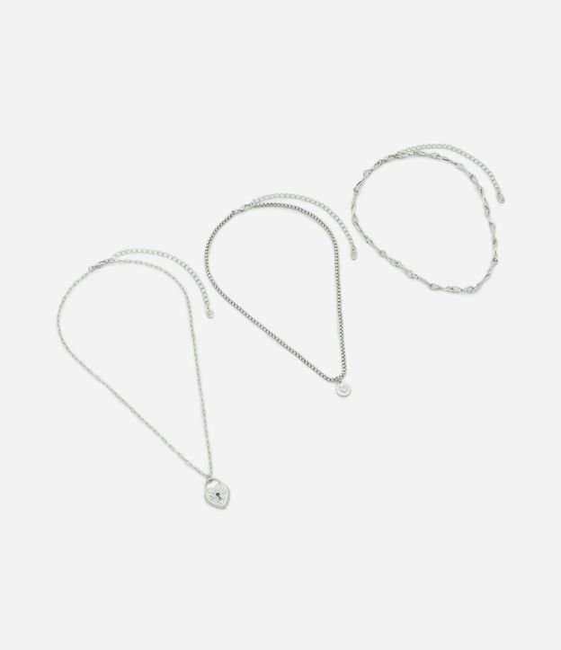 Collar Capas con Cadenas Metálicas y Colgantes 2
