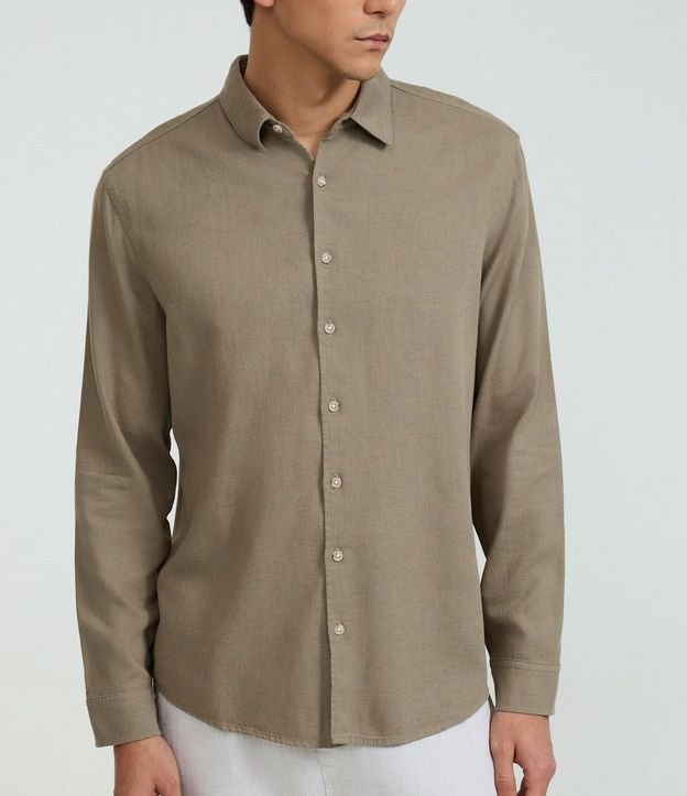 Camisa Comfort Básica en Algodón con Cuello Inglés 3