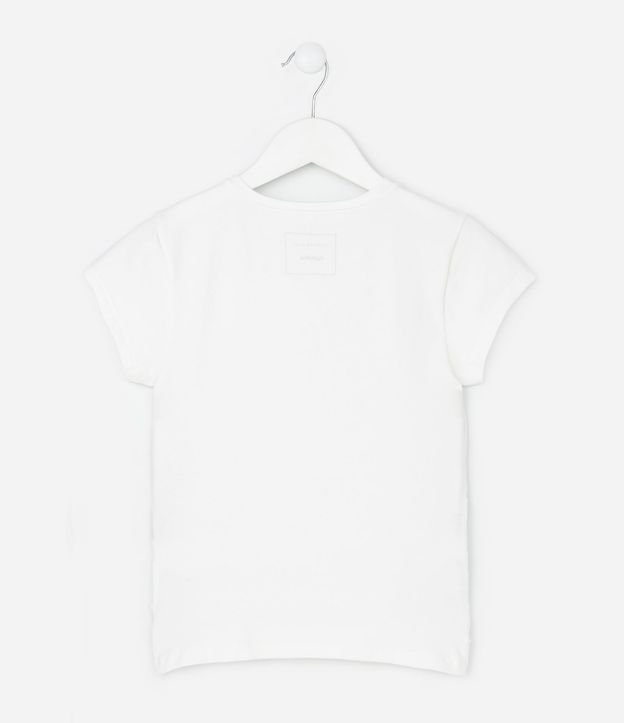 Blusa Infantil en Algodón con Drapeado Lateral - Talle 5 a 14 años 3