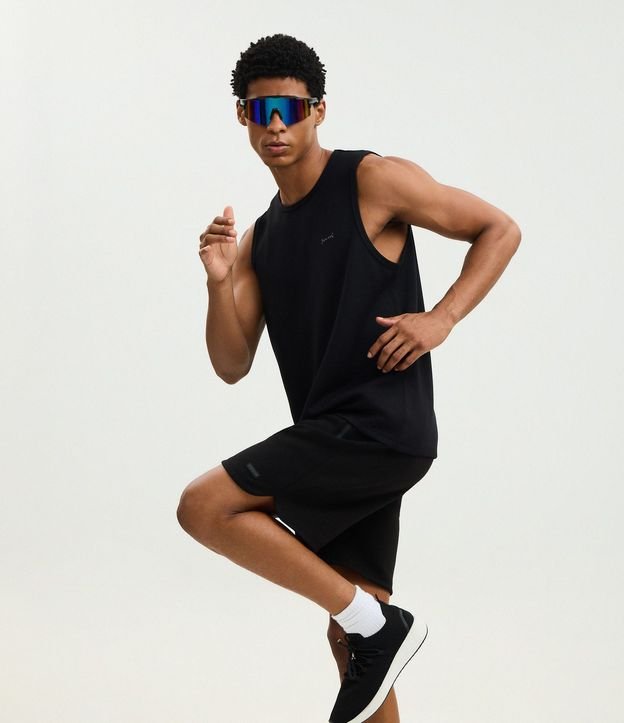 Musculosa Tecnologia Dry en Malla con Modal y Estampa Minimalista 4