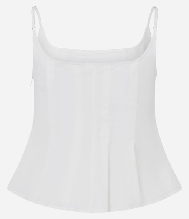 Blusa Bengalina con Bretel Fino y Pinzas Delanteras 5