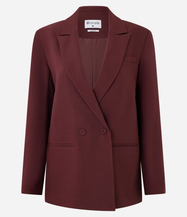 Blazer Oversized Sastre con Cierre Traspasado 9