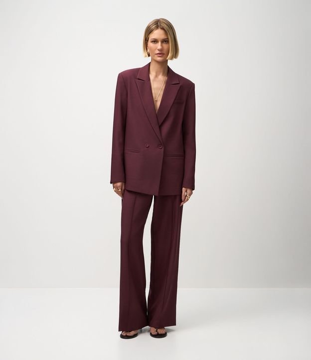 Blazer Oversized Sastre con Cierre Traspasado 4