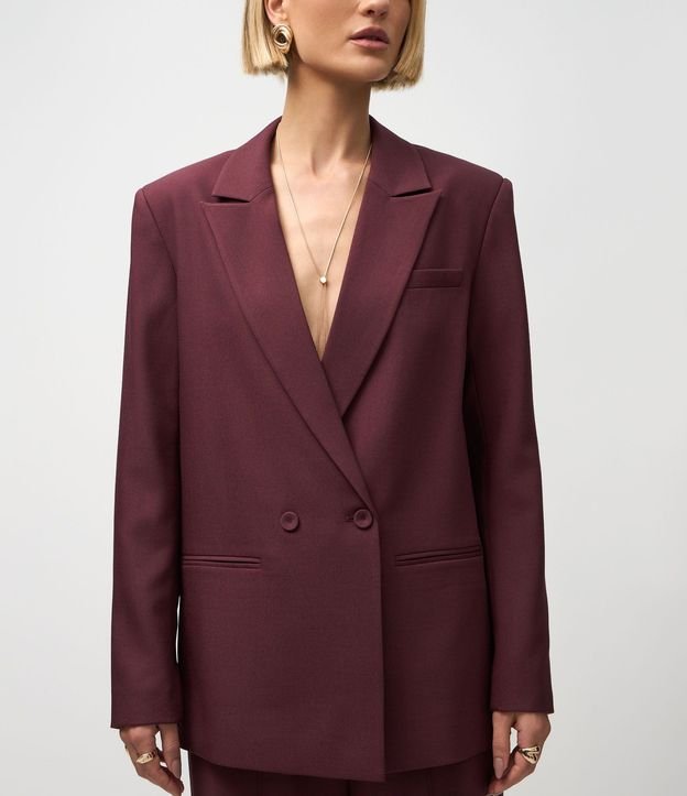 Blazer Oversized Sastre con Cierre Traspasado 6